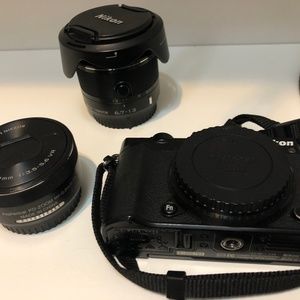 Nikon 1 J5 Camera Body and Lenses